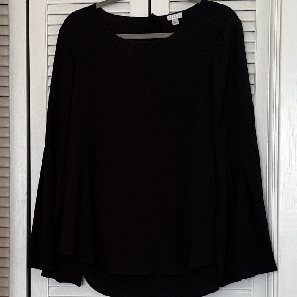 Spense Elegant Black Blouse